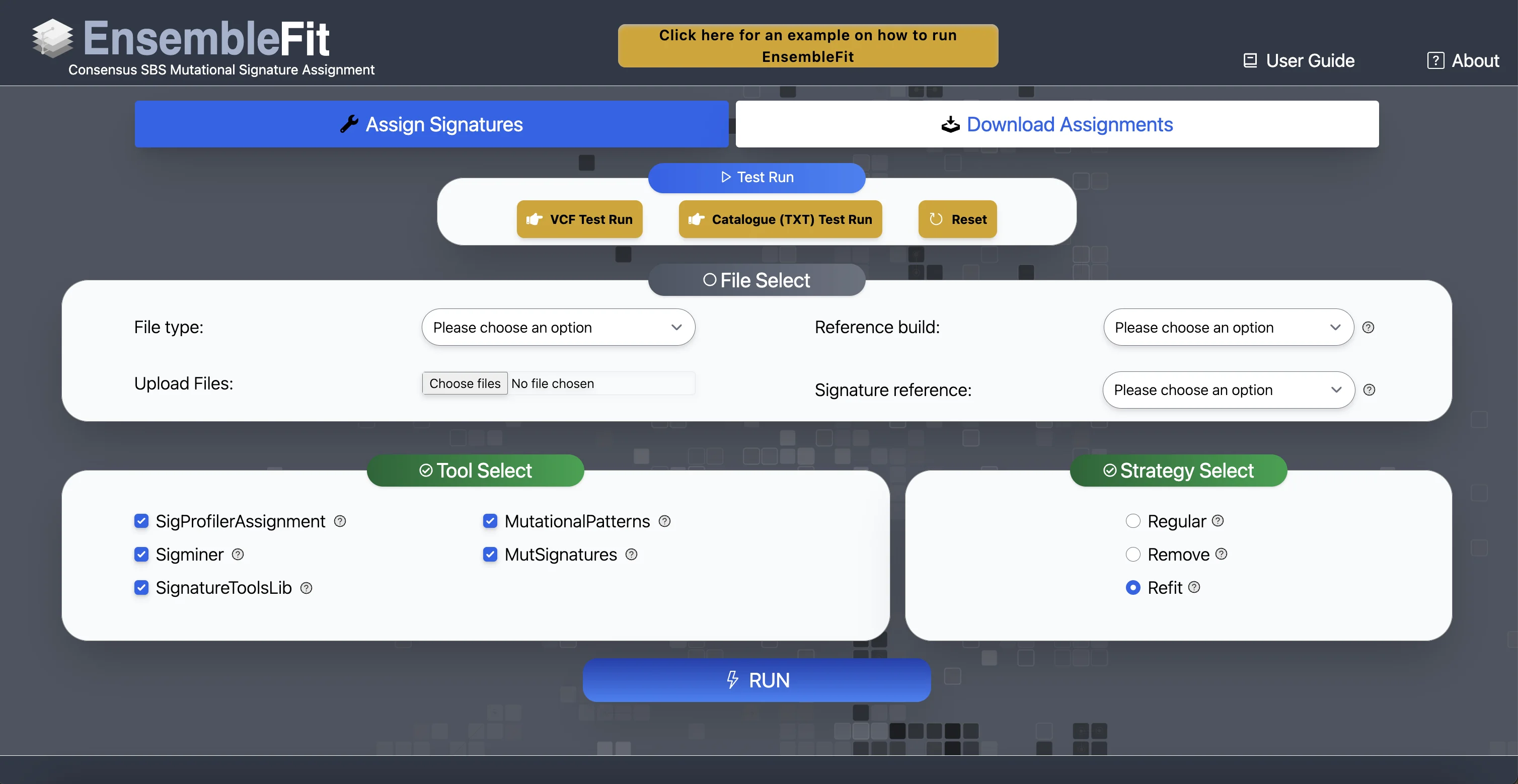 EnsembleFit Application